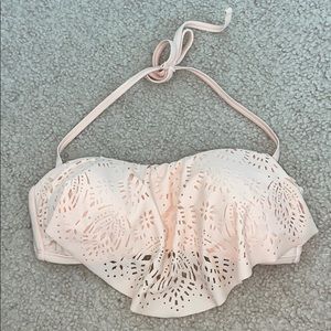 Light pink bathing suit top